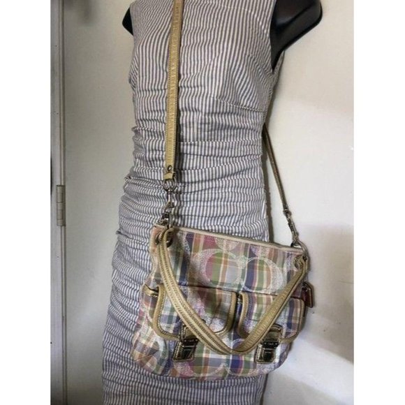 coach msrp multicolor fabric cross body bag - Picture 7 of 10